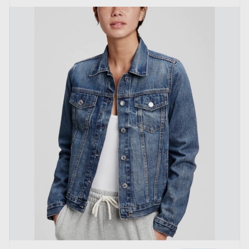 GAP 1969 Icon Blue Denim Classic Jean Jacket